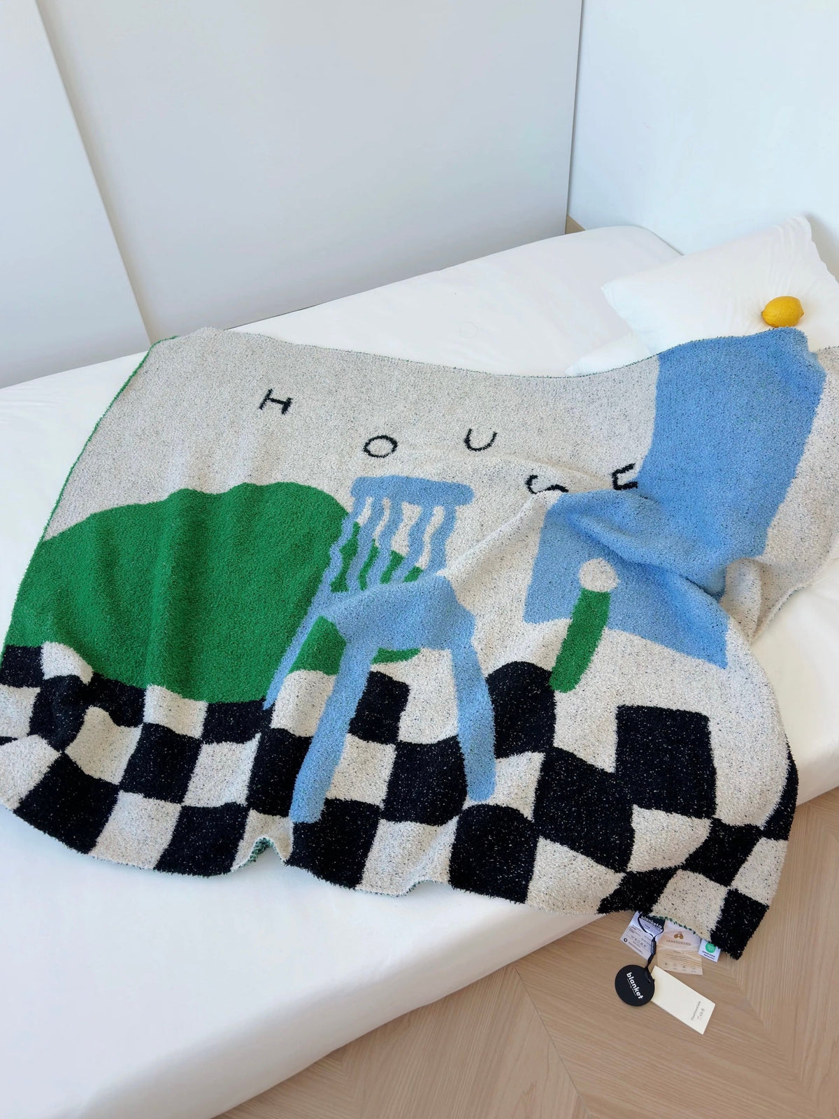 Abstract Chair Throw Blanket