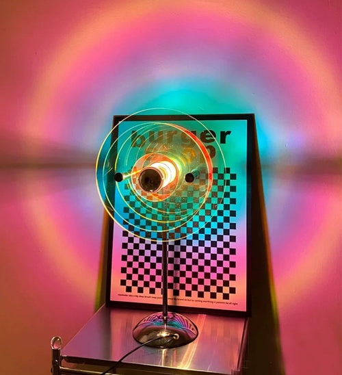 Bauhaus-inspired Retro Aura Lamp Multi