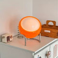Orange Bauhaus Glass Table Lamp