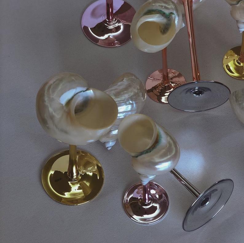 Shell Wine Glass