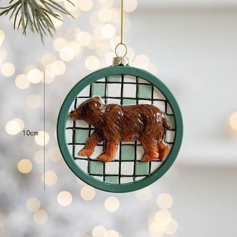 Whimsical Green Christmas Ornaments
