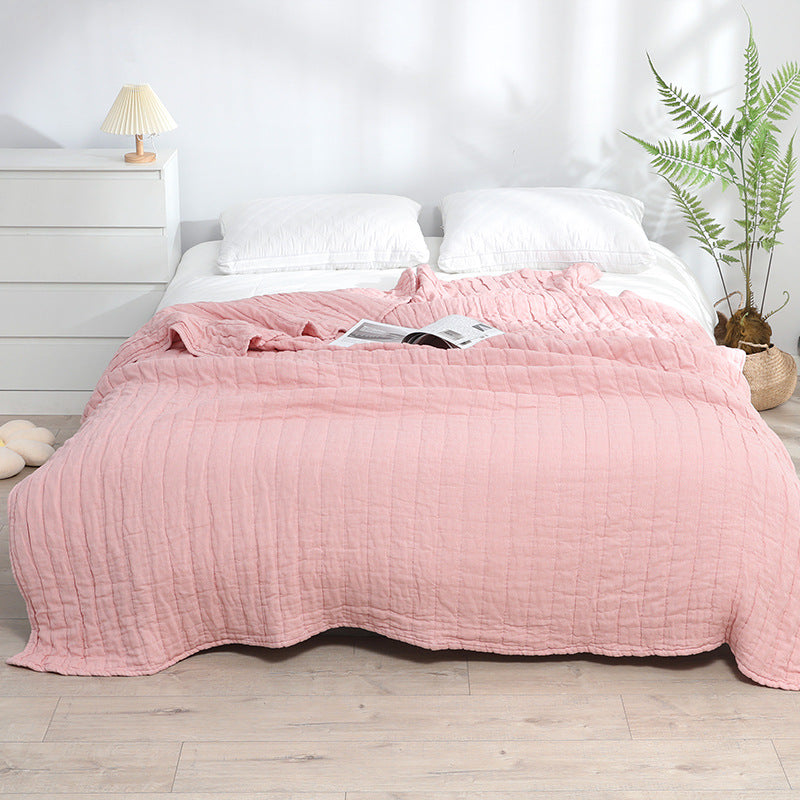 Cotton Muslin Thorw Blanket – Queen Size