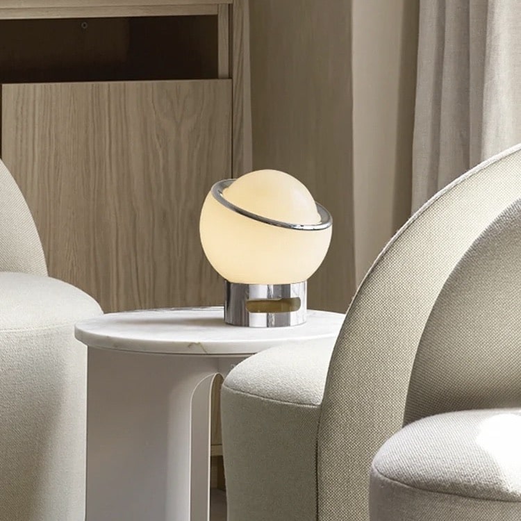 Protein Ball Table Lamp White USB