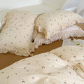 Cotton Muslin Duvet Cover Set – Moon & Star Print