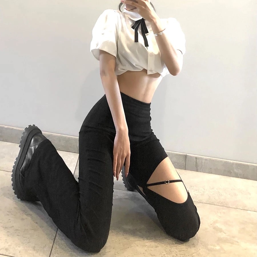 Gothic Flared Pants