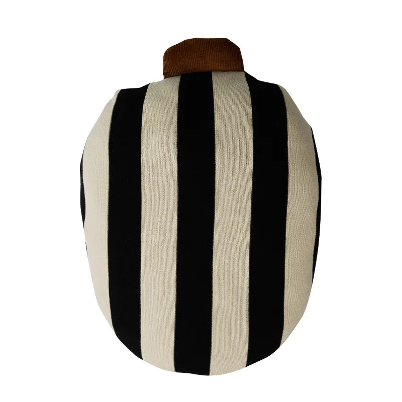 Pear and Pumpkin Knit Throw Pillow