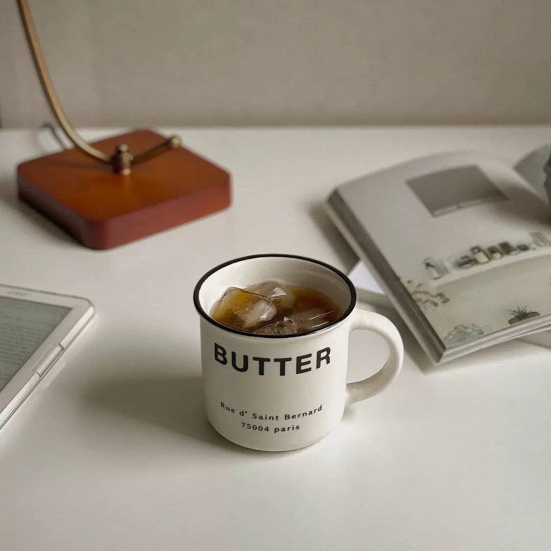 Retro Typography Ceramic Mug