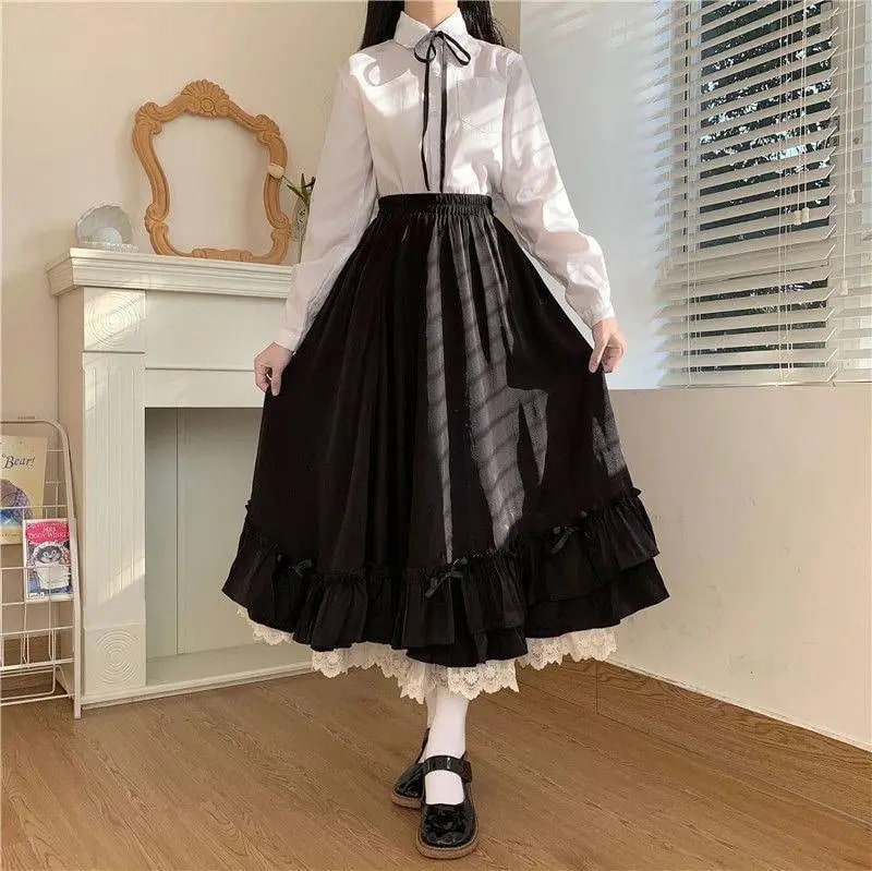 Japanese Skirt Black