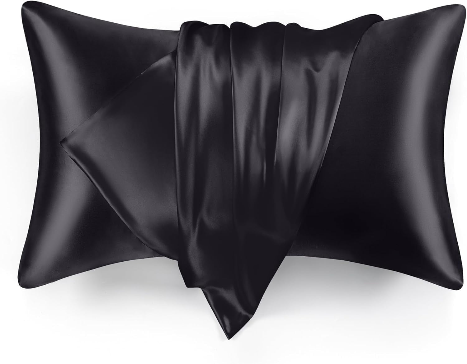 Skin Recovering Mulberry Silk Pillowcase - Twin Pack Black
