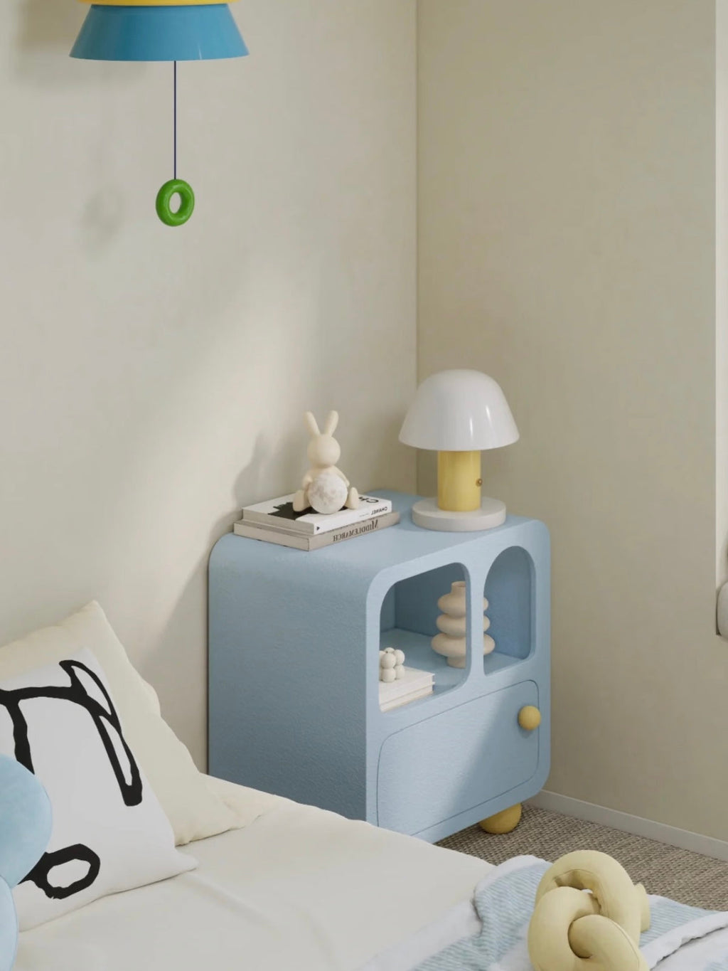Pastel Arched Nightstand