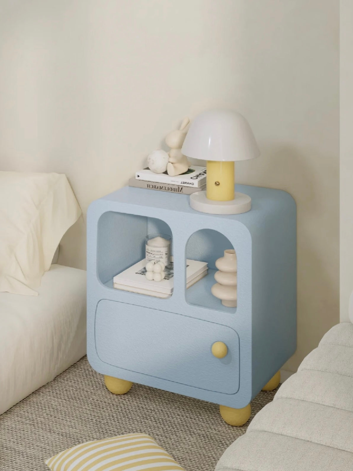 Pastel Arched Nightstand