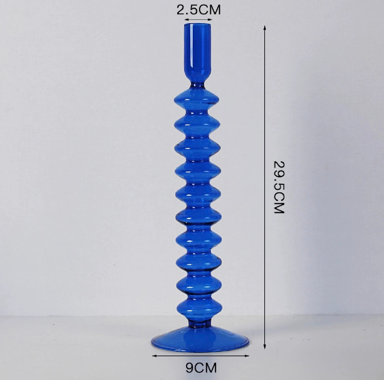 Blue Candle Holder Vase E