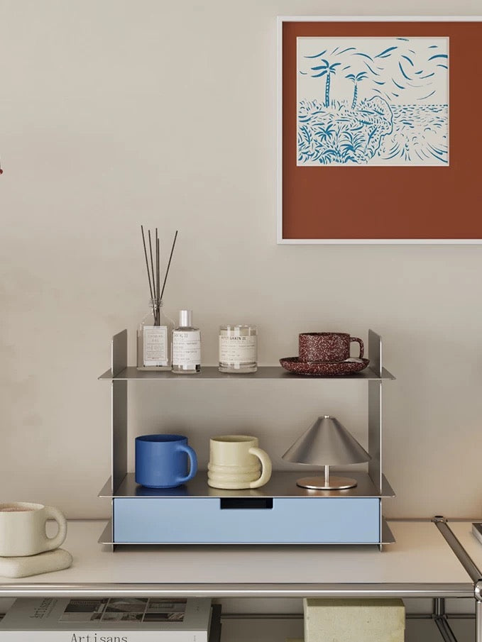 Bauhaus Pastel Desk Shelf