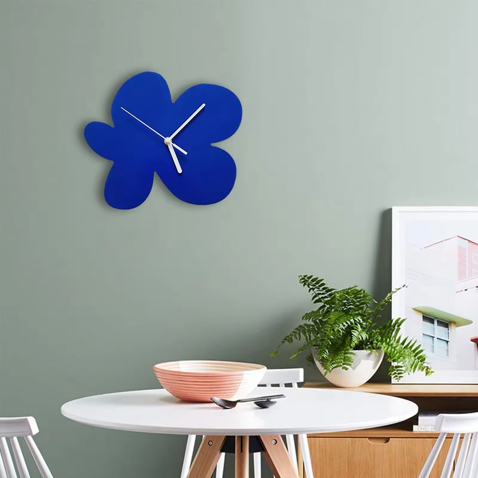 Nordic Wall Flower Clock