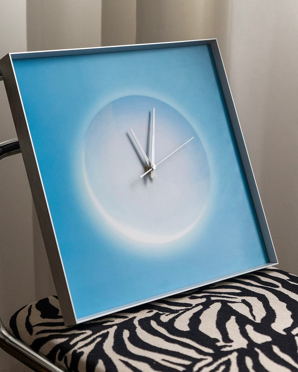 Blue Moon Wall Clock