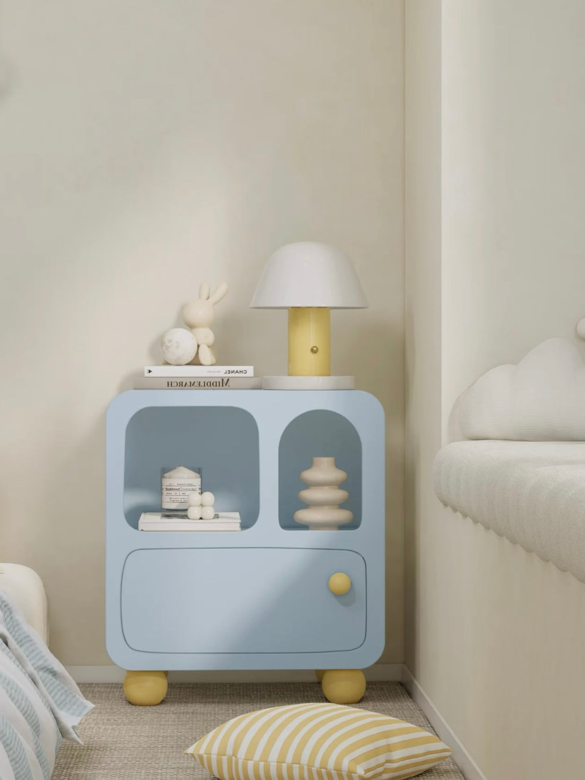 Pastel Arched Nightstand