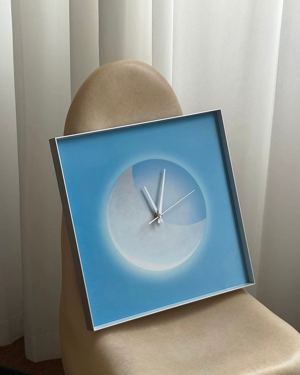 Blue Moon Wall Clock