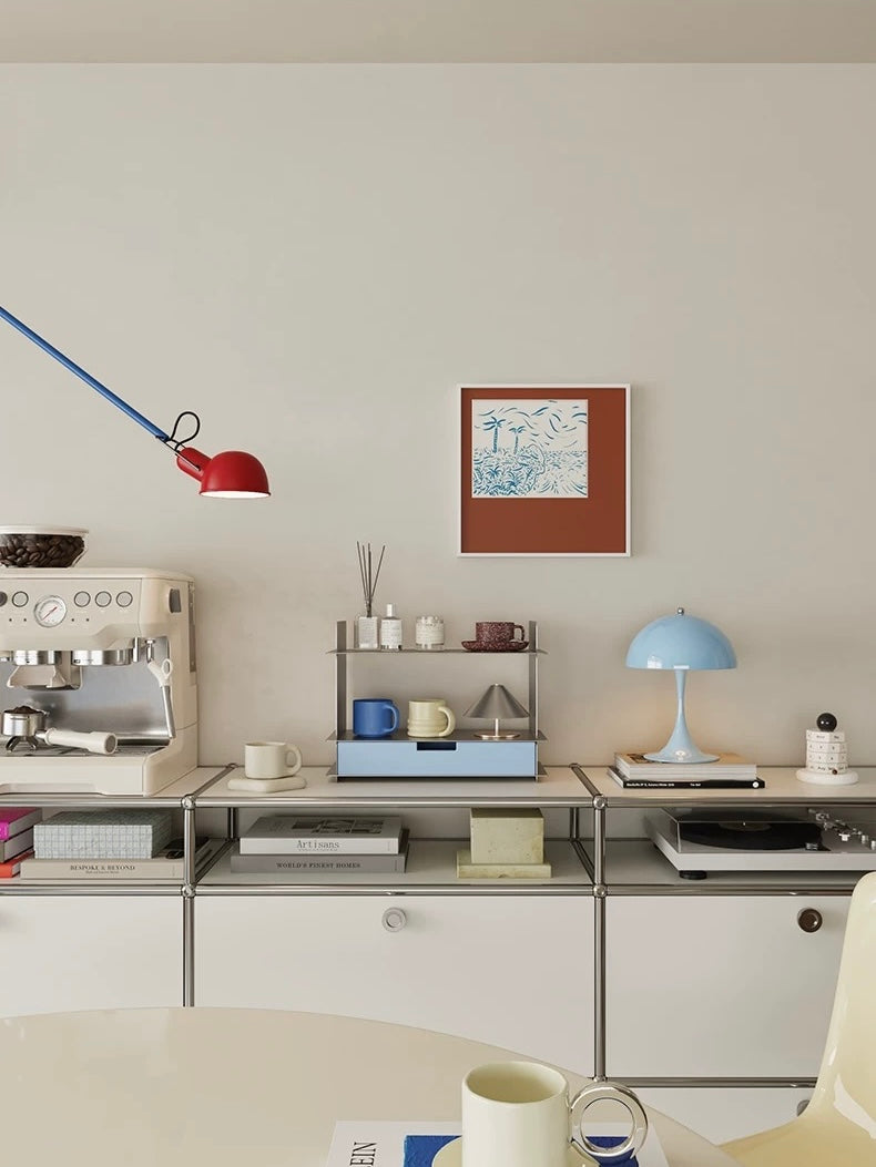 Bauhaus Pastel Desk Shelf