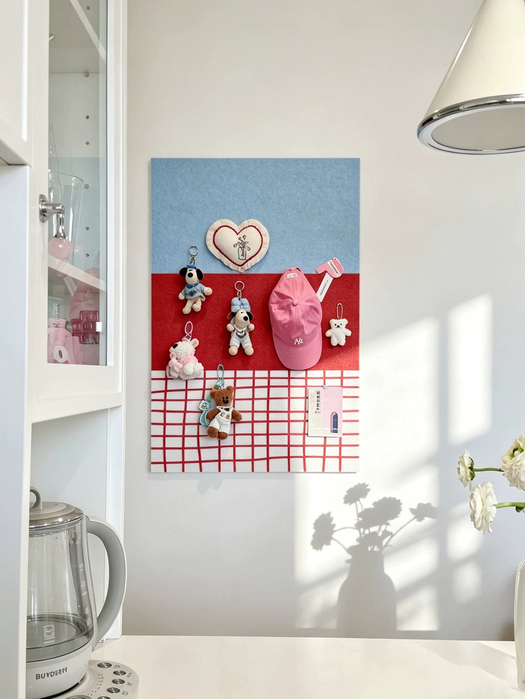 Checkered Felt Pin Board