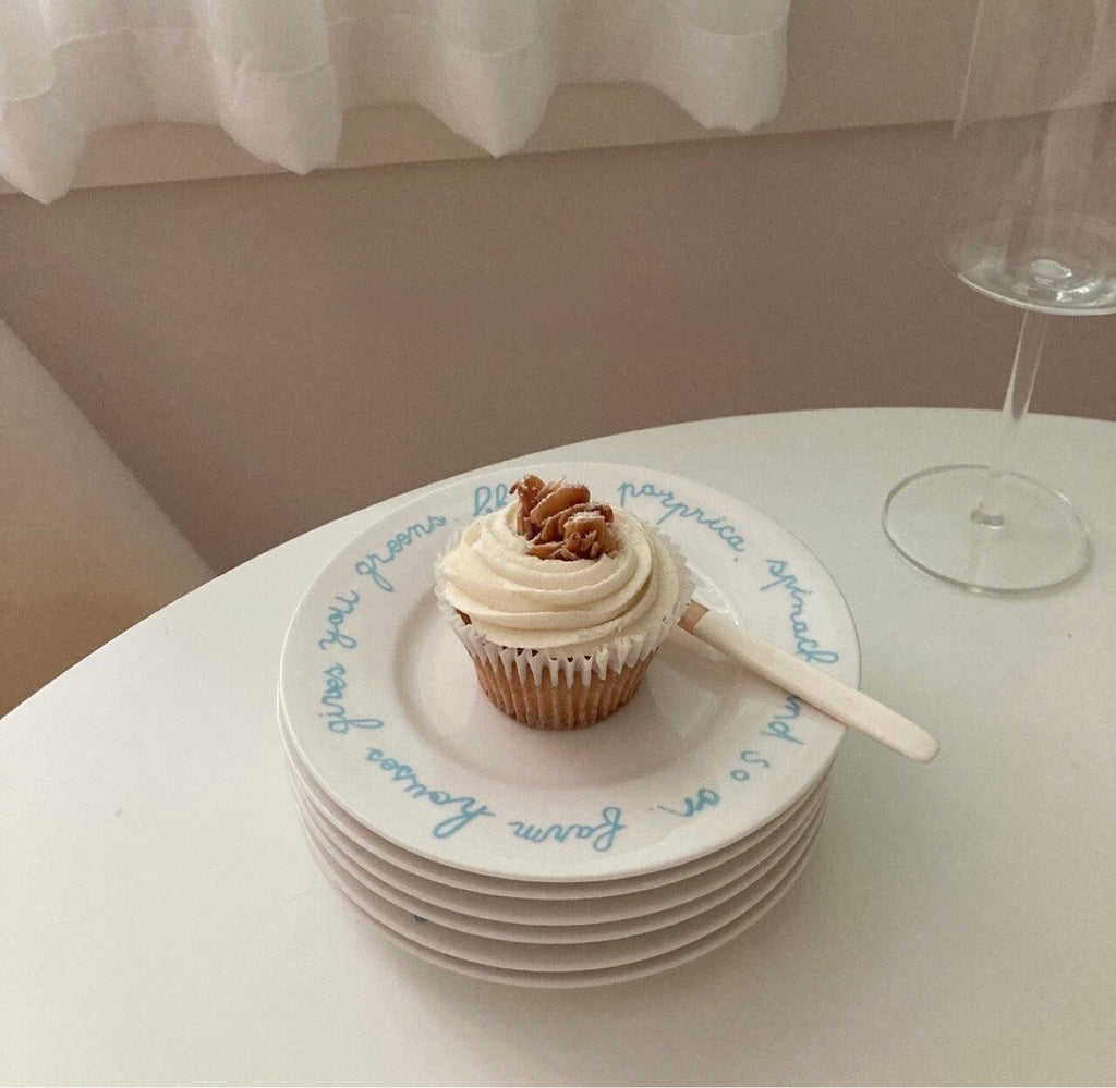 Blue and White Porcelain Plate