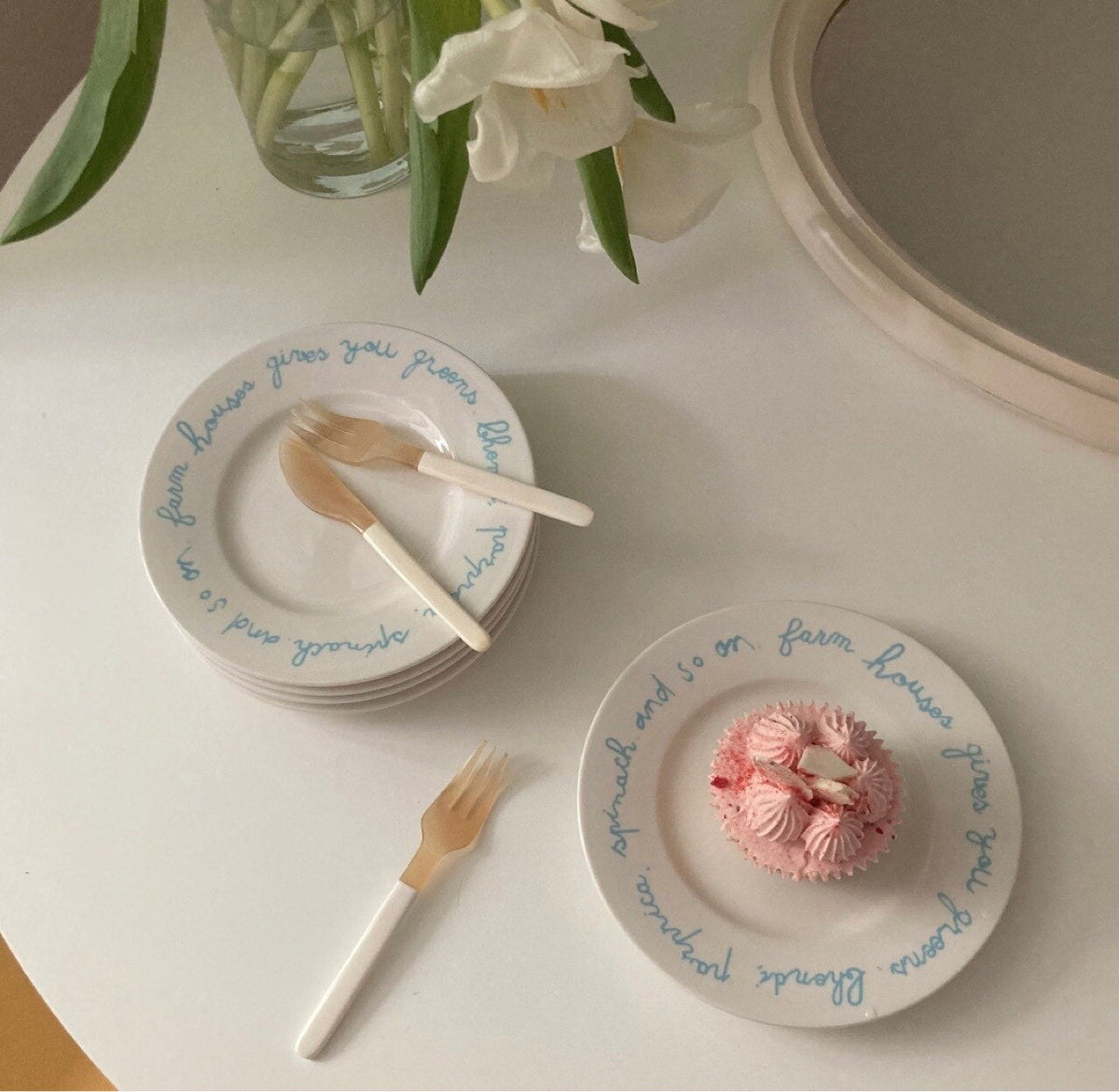 Blue and White Porcelain Plate