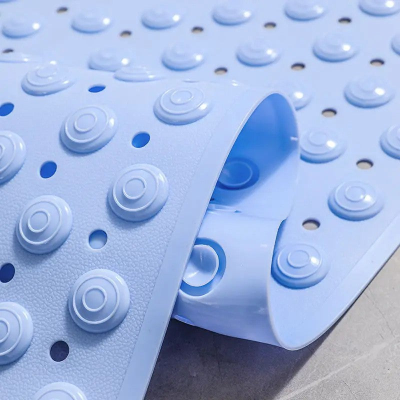Non-Slip Bath Mat - Shower Mat with Foot Scrubber