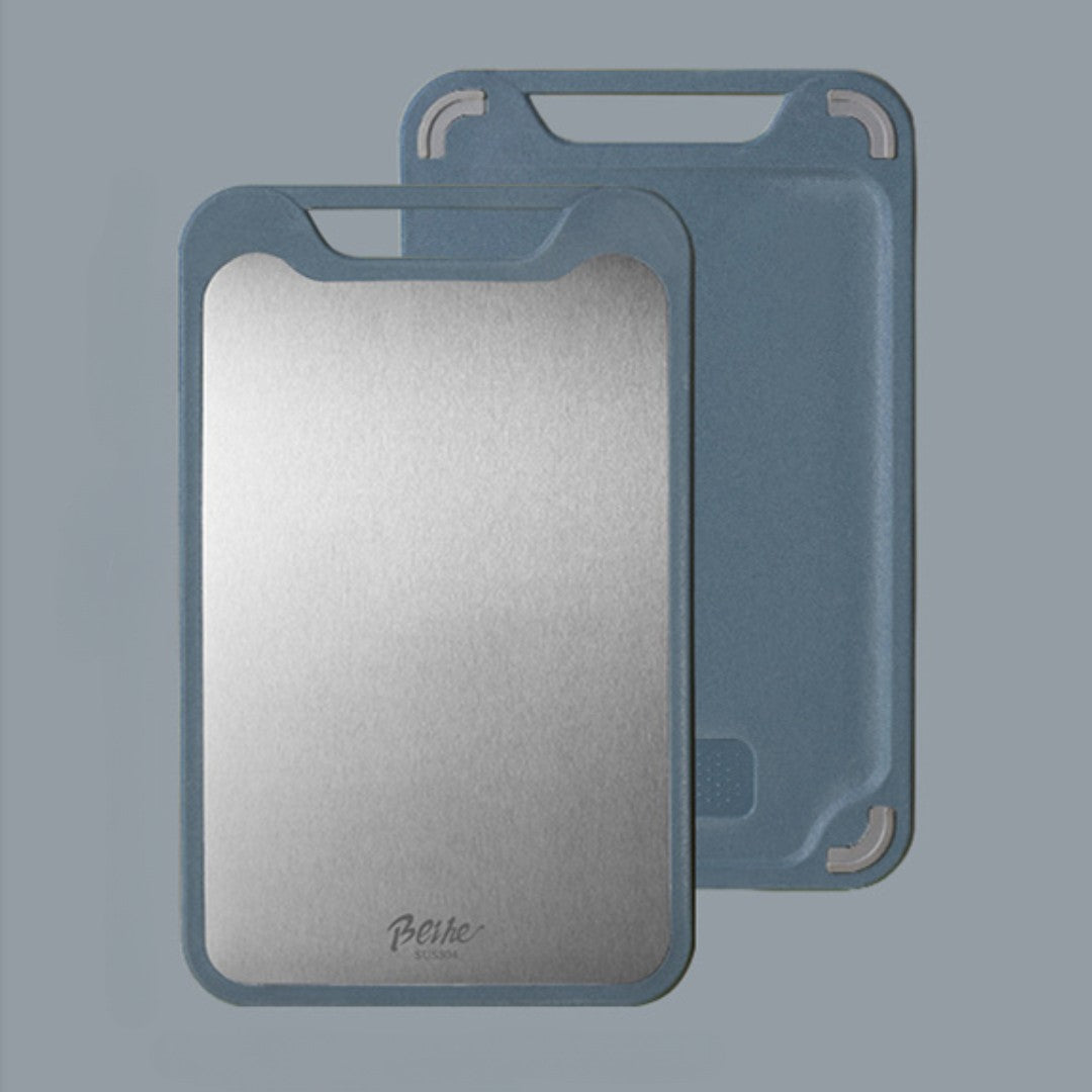 Luxury Double-Sided Stainless Steel Cutting Board
