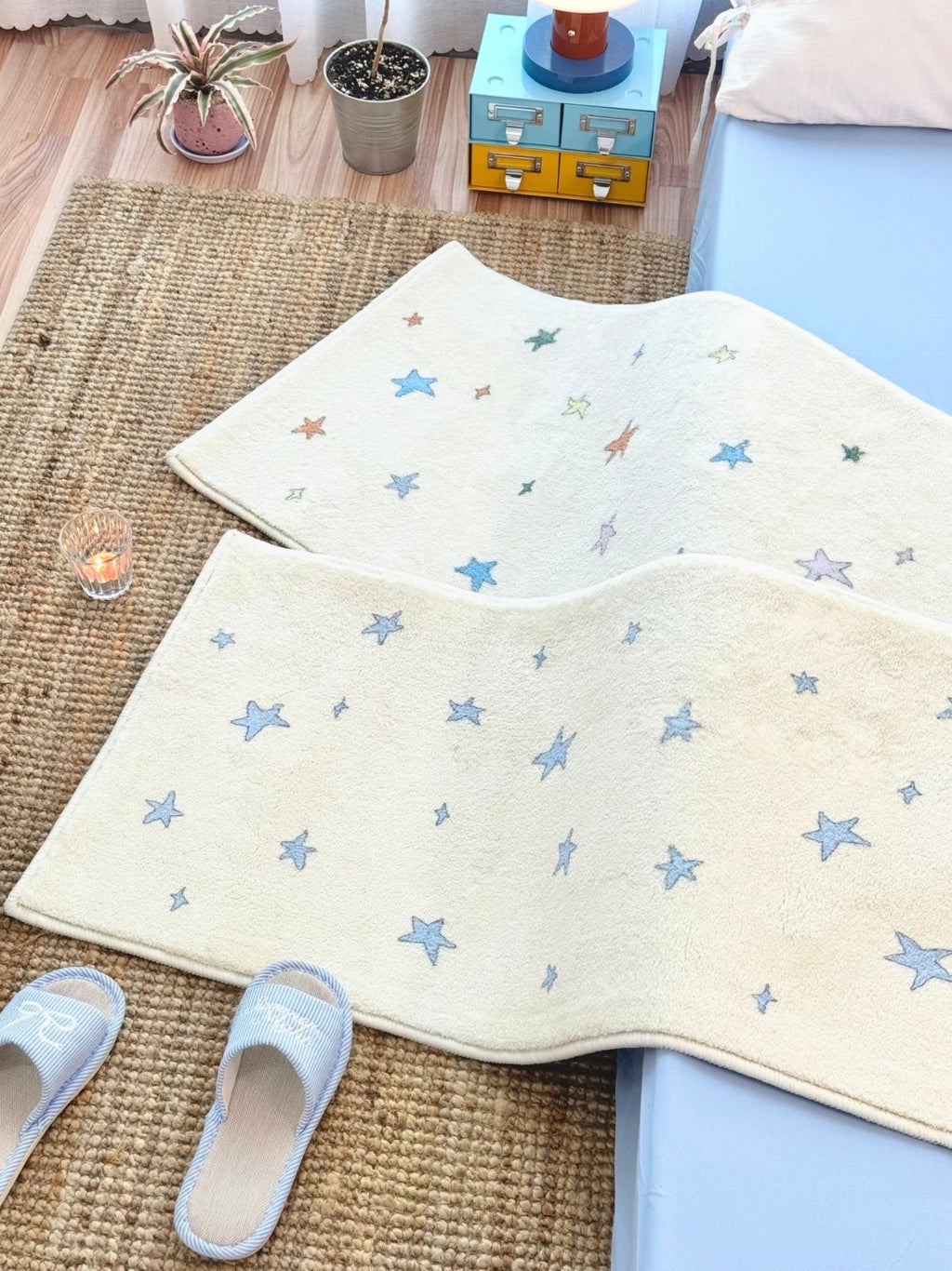Y2K Pastel Star Rug