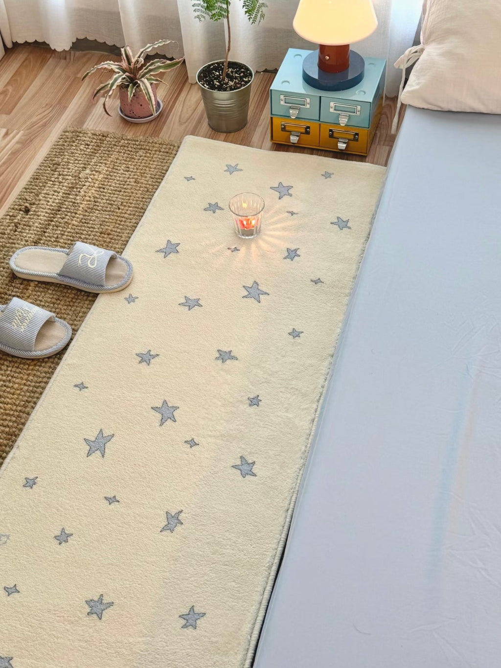 Y2K Pastel Star Rug