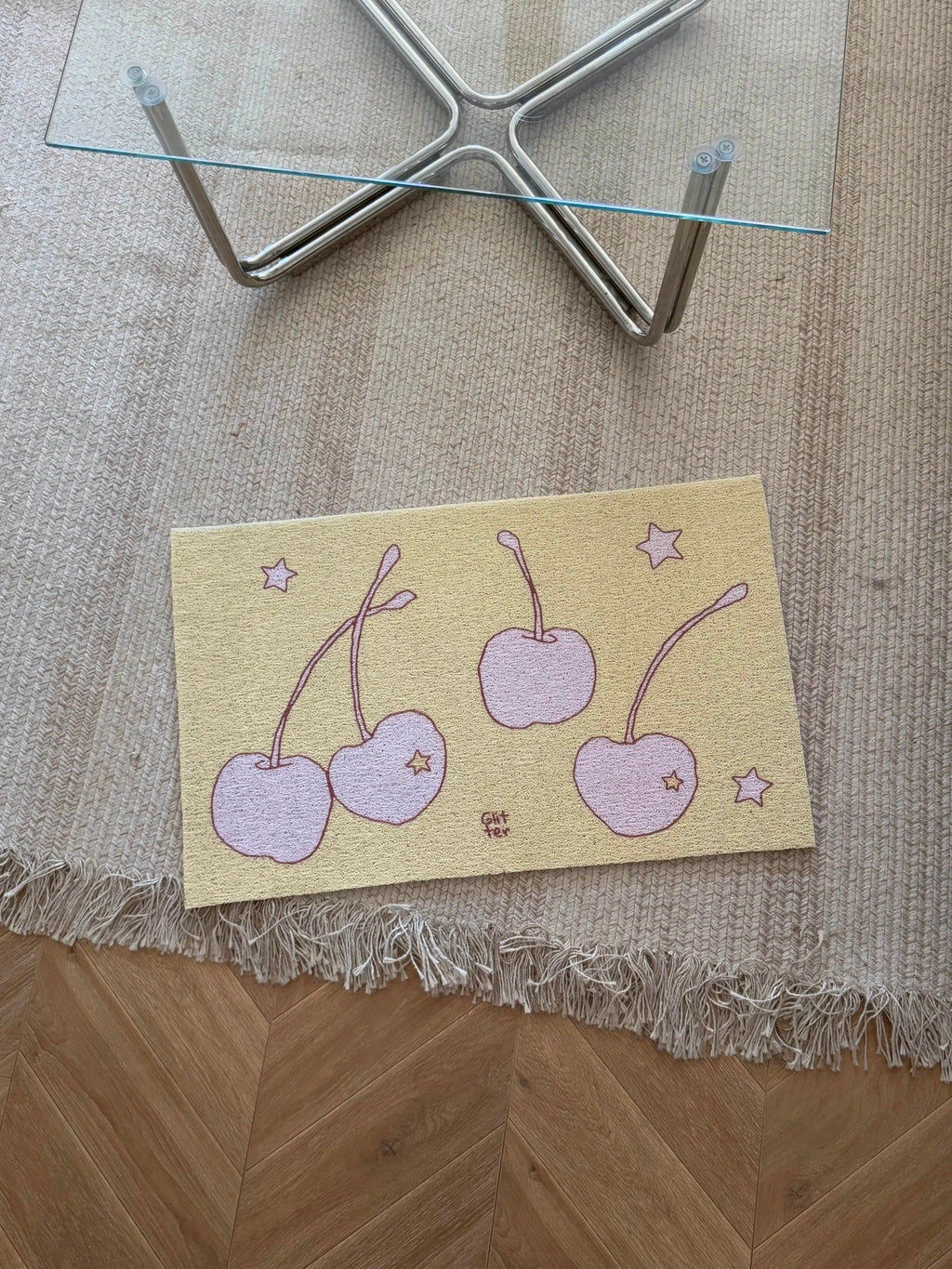 Cherry & Apple Fruit Rug