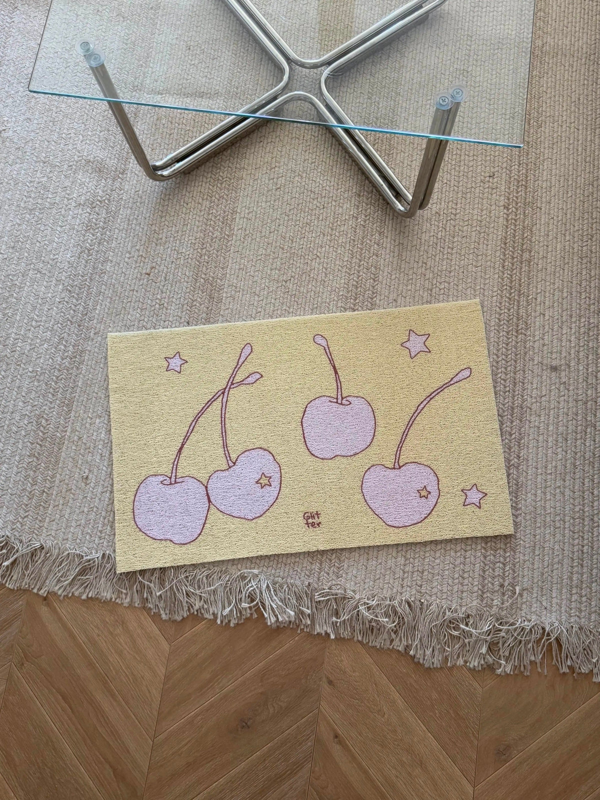 Cherry & Apple Fruit Rug