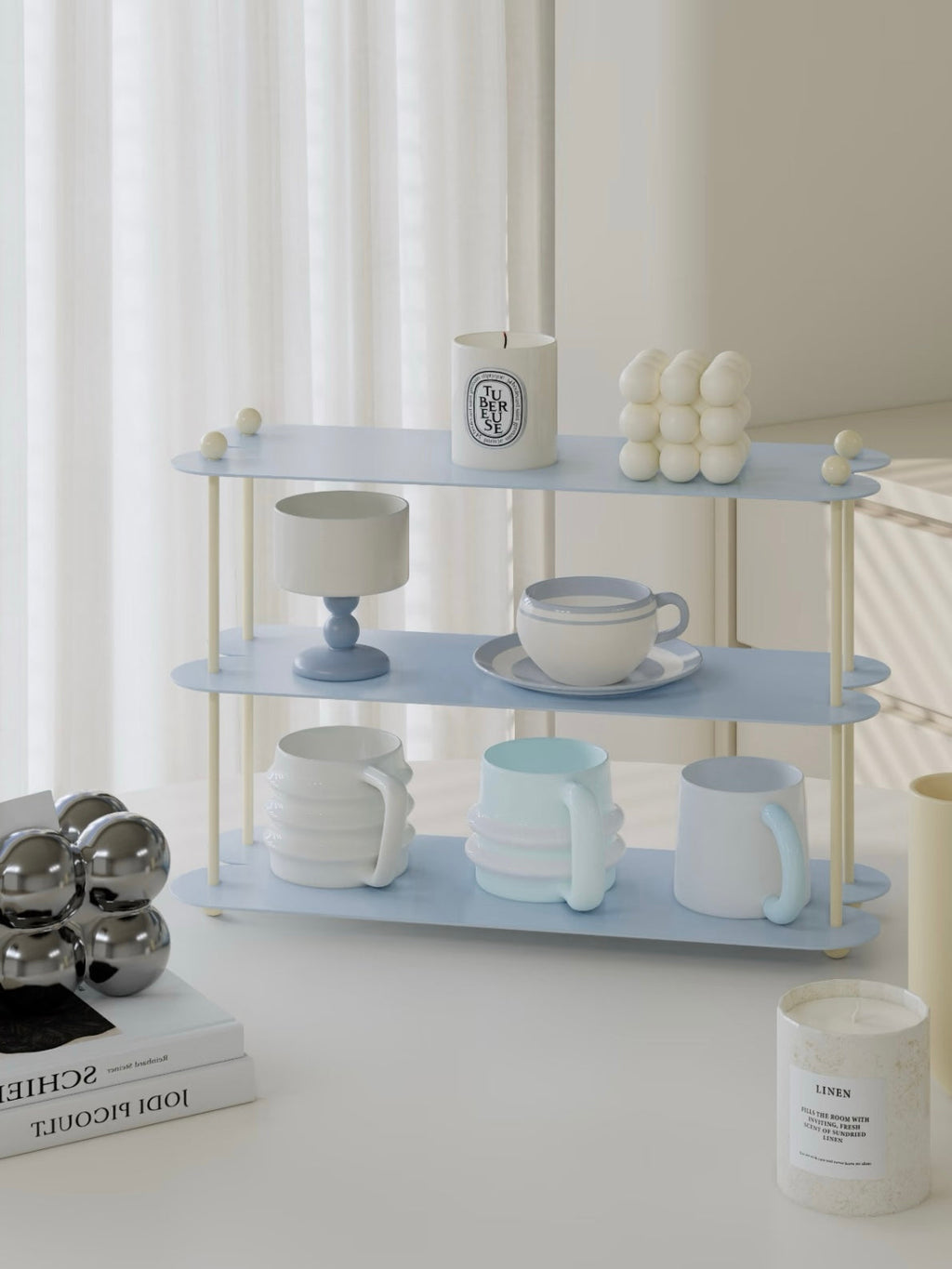 Curved Mug Display Shelf