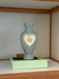 Coquette Blue Ceramic Vase