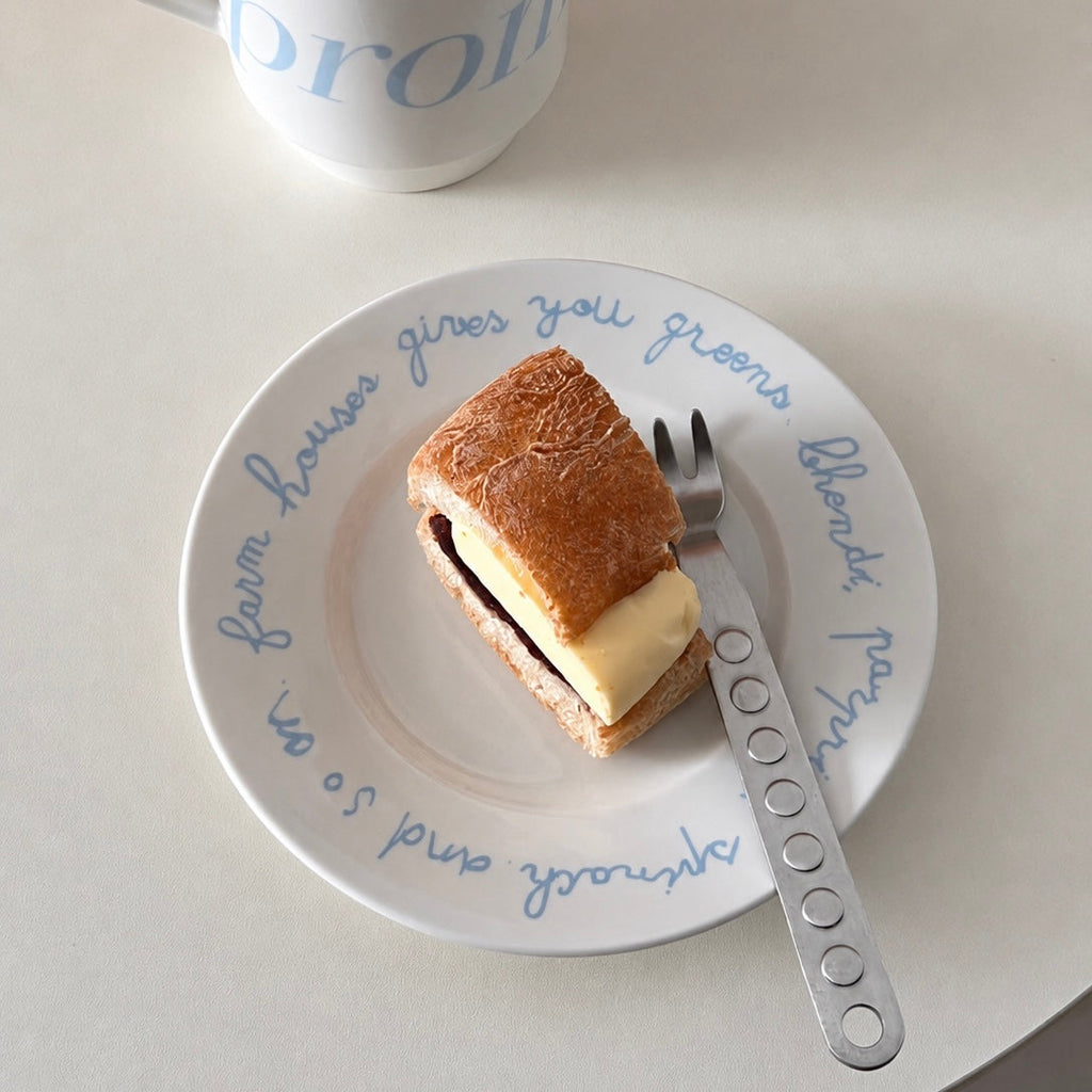 Blue and White Porcelain Plate