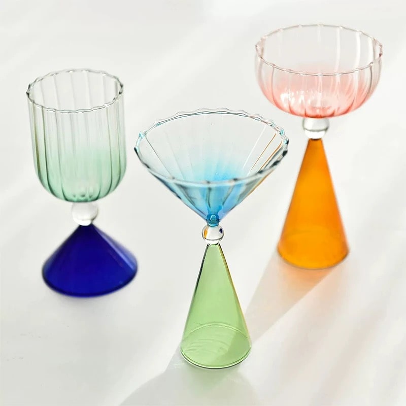 Colorful Cocktail Glass