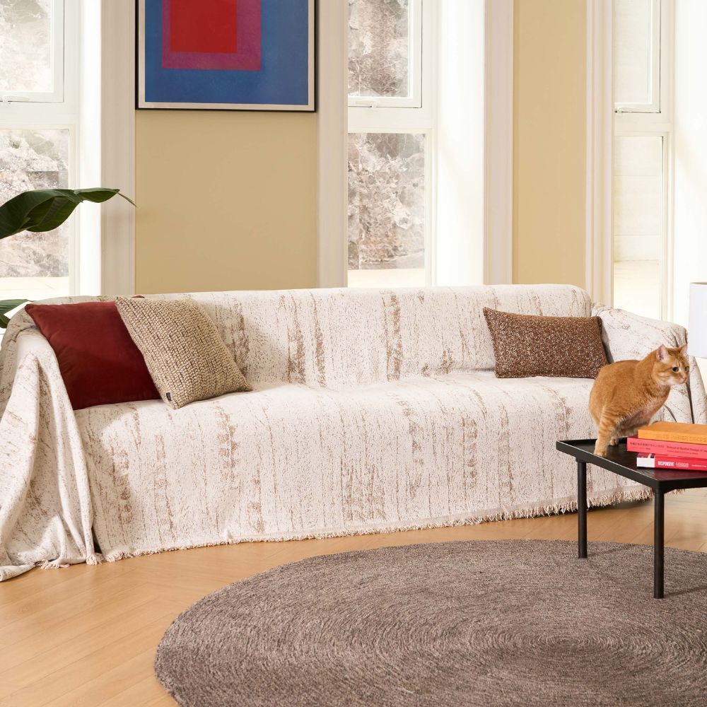 Modern Chenille Couch Cover for Protection & Style