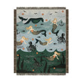 Mermaid Woven Throw Blanket