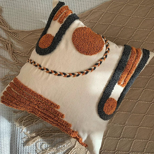 Boho Cozy Pillow Cover A