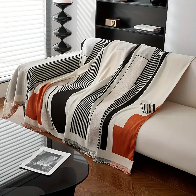 Kid & Pet Friendly Couch Cover - Abstract Design