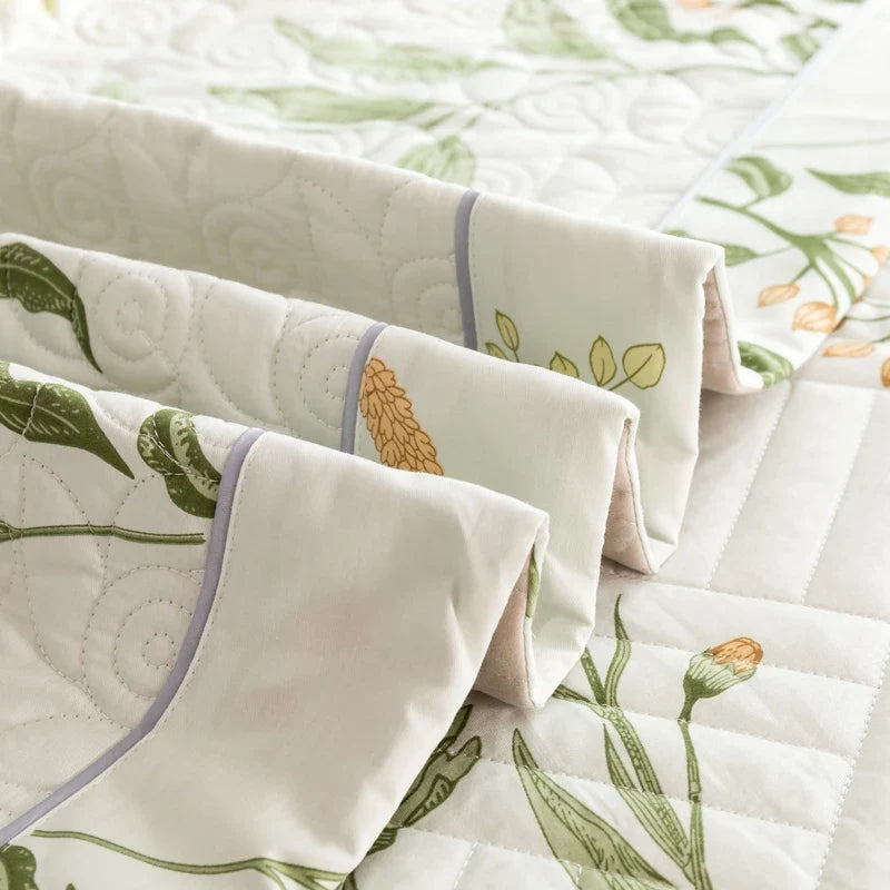 Floral Quilted Bedspread