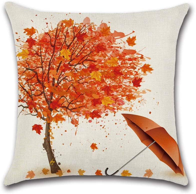 Falling Leaves Cushion Cover Breezy