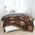 Elephant Reversible Throw Blanket Couch Cover