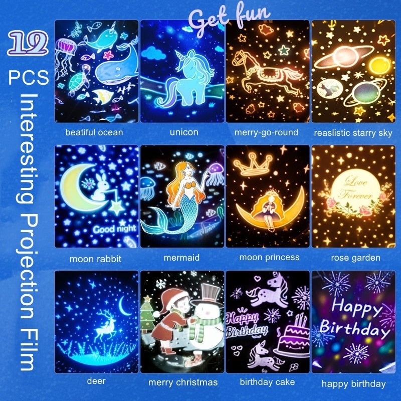 DreamTwirl™ - Projector Night Light