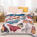 Butterfly Cotton Blanket - Couch Cover