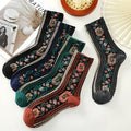 Women's Vintage Floral Crew Socks