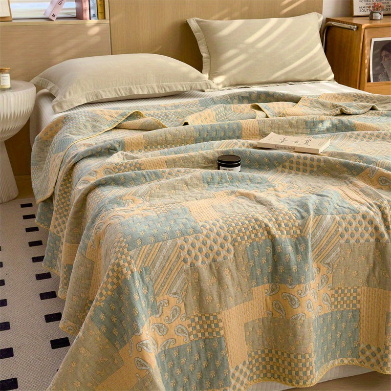 Retro Cotton Quilt - Patchwork Patterns