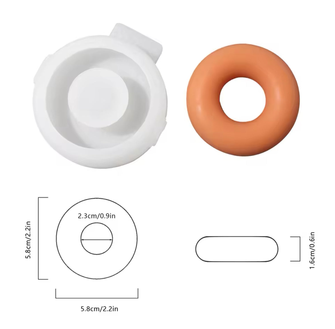 Geometric Silicone Candle Molds 5