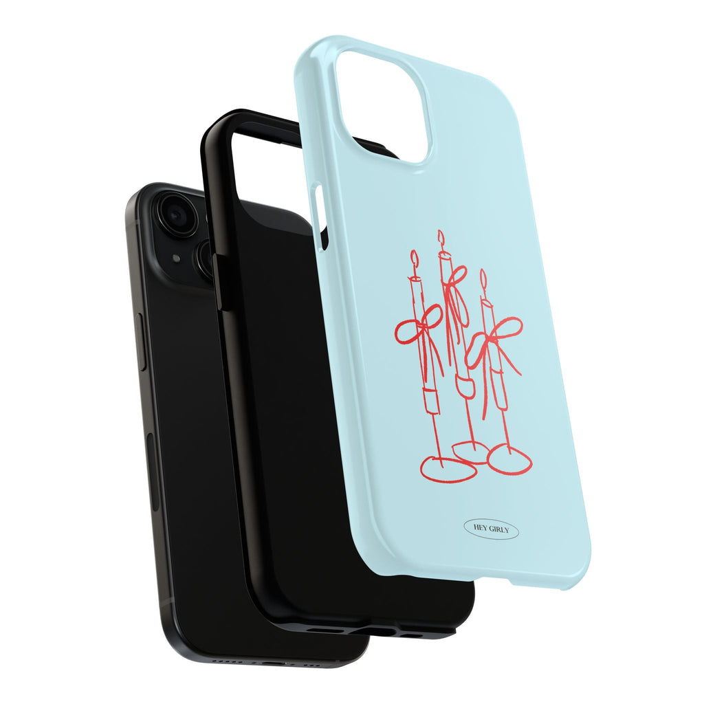 Blue Candle iPhone Case