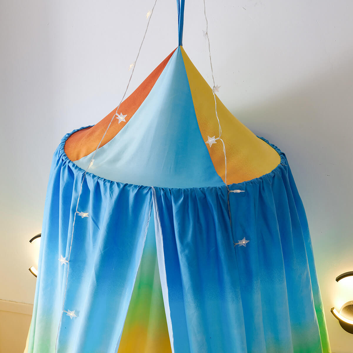 Rainbow Kids Bed Canopy — Colorful Nursery Tent