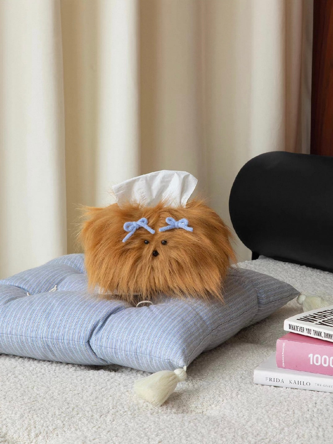 Coquette Plush Tissue Box Cover